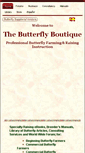 Mobile Screenshot of butterflyboutique.net